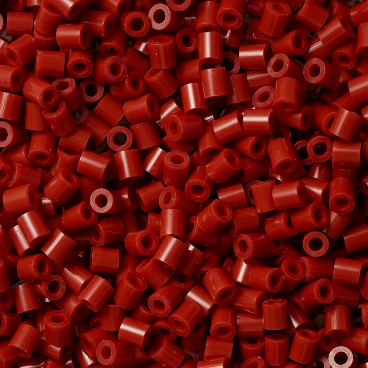 Sachet 1000 perles plastique marron, HAMA