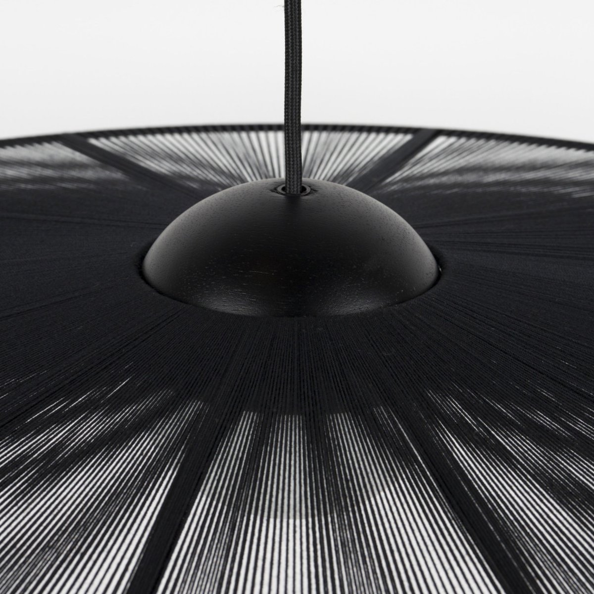 Suspension ronde en métal  80cm- BELLE L noir, ZUIVER