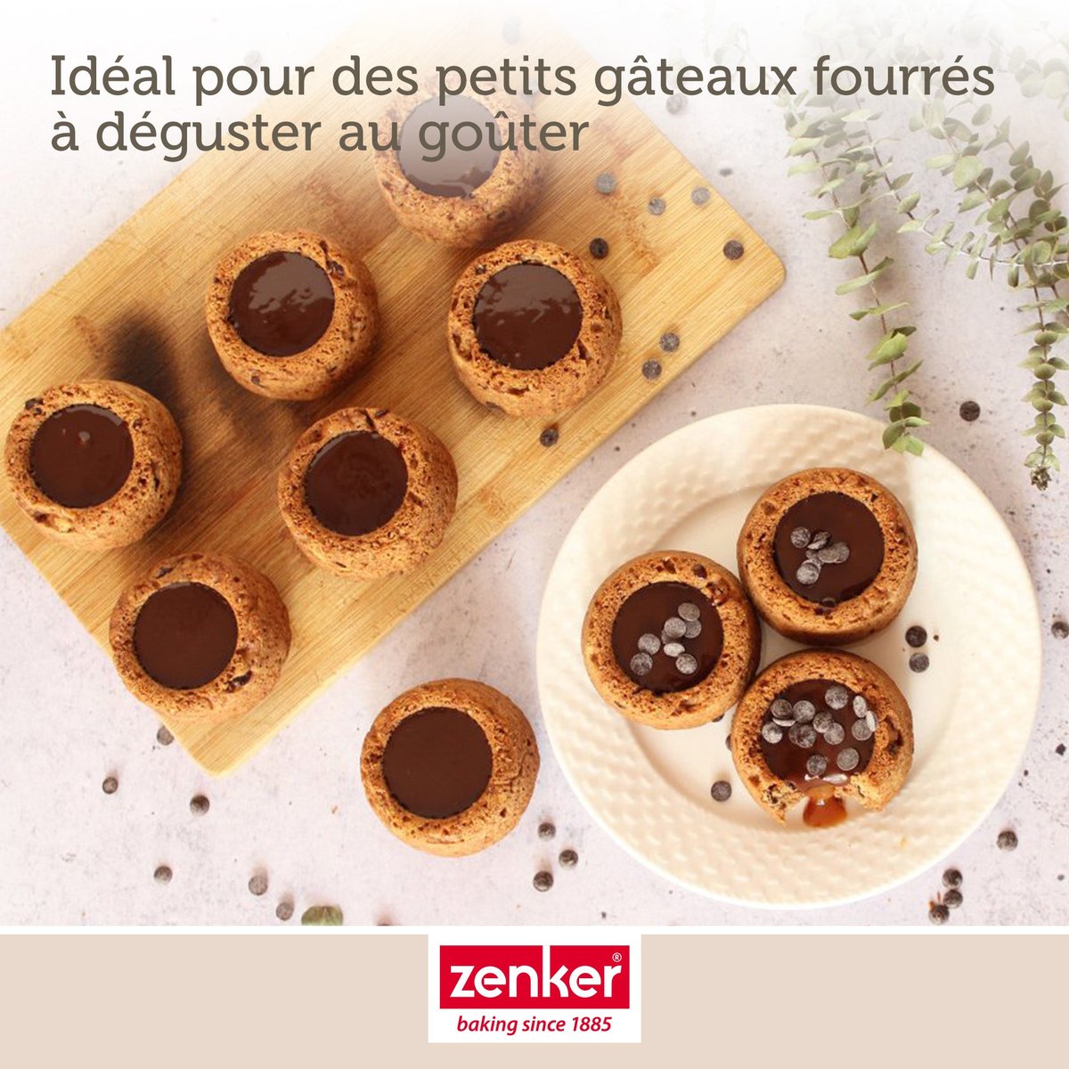Moule 12 babas au rhum Spécial Créative noir, ZENKER
