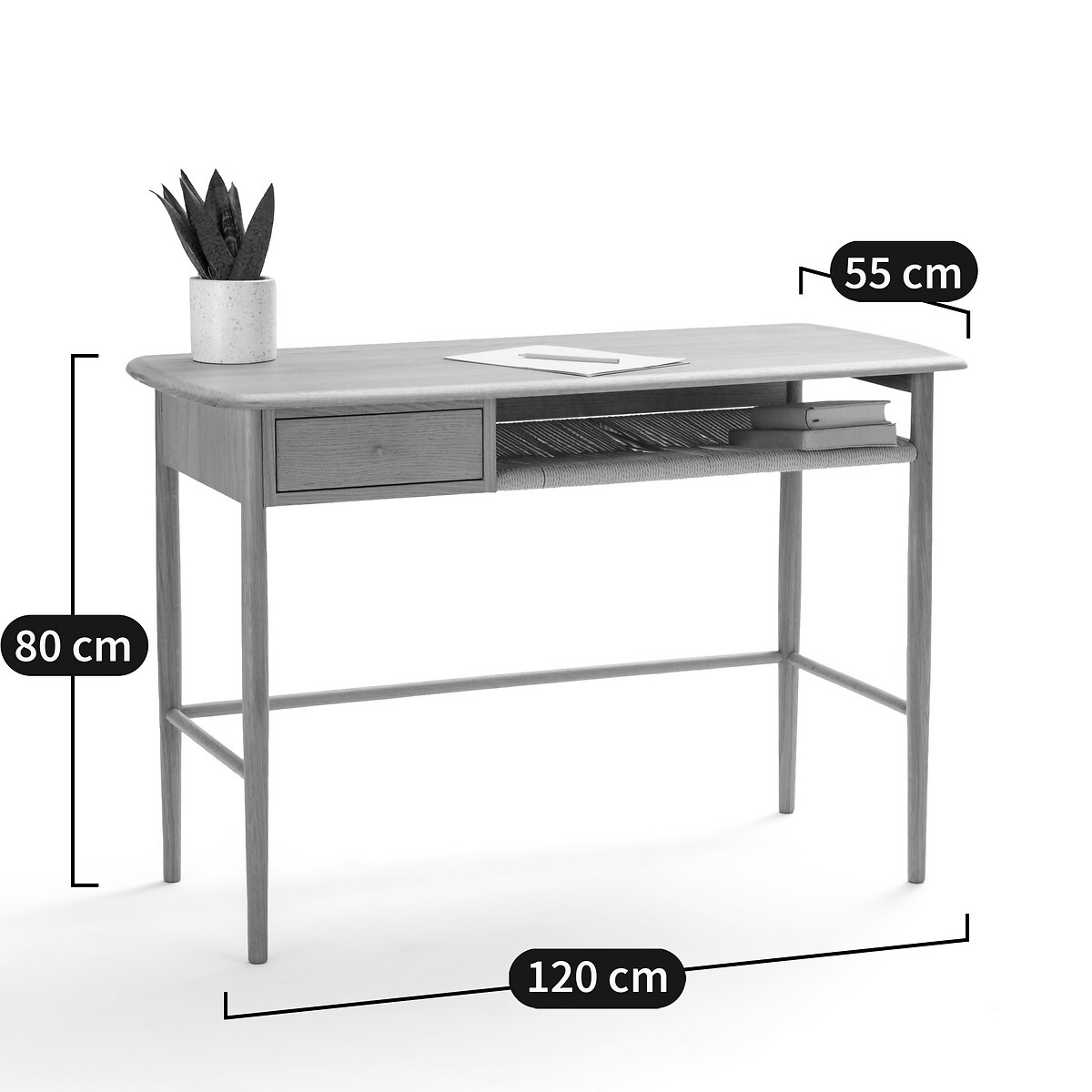 Bureau Malora eikenhout, LA REDOUTE INTERIEURS