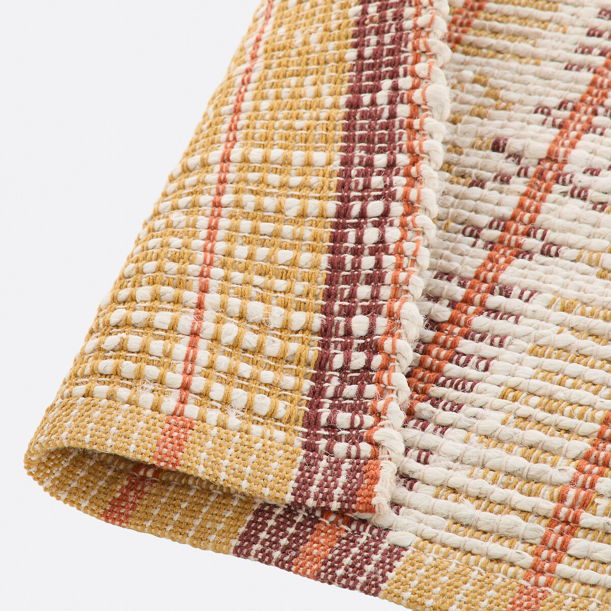 Tappeto 71% iuta, motivo a righe, TRENZA multicolore, LA REDOUTE INTERIEURS