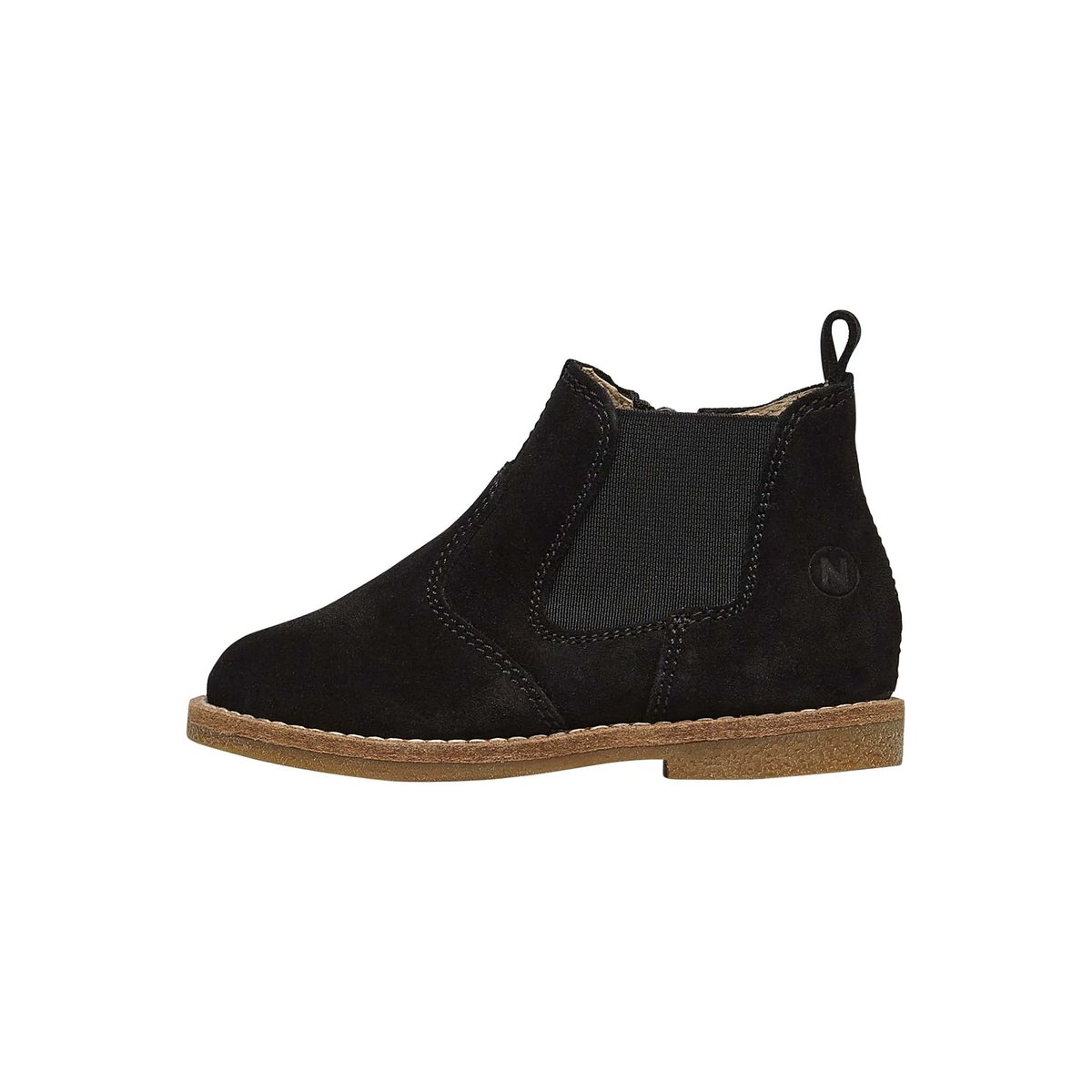 Chelsea boots en suède avec fermeture éclair ARTHUR noir, NATURINO