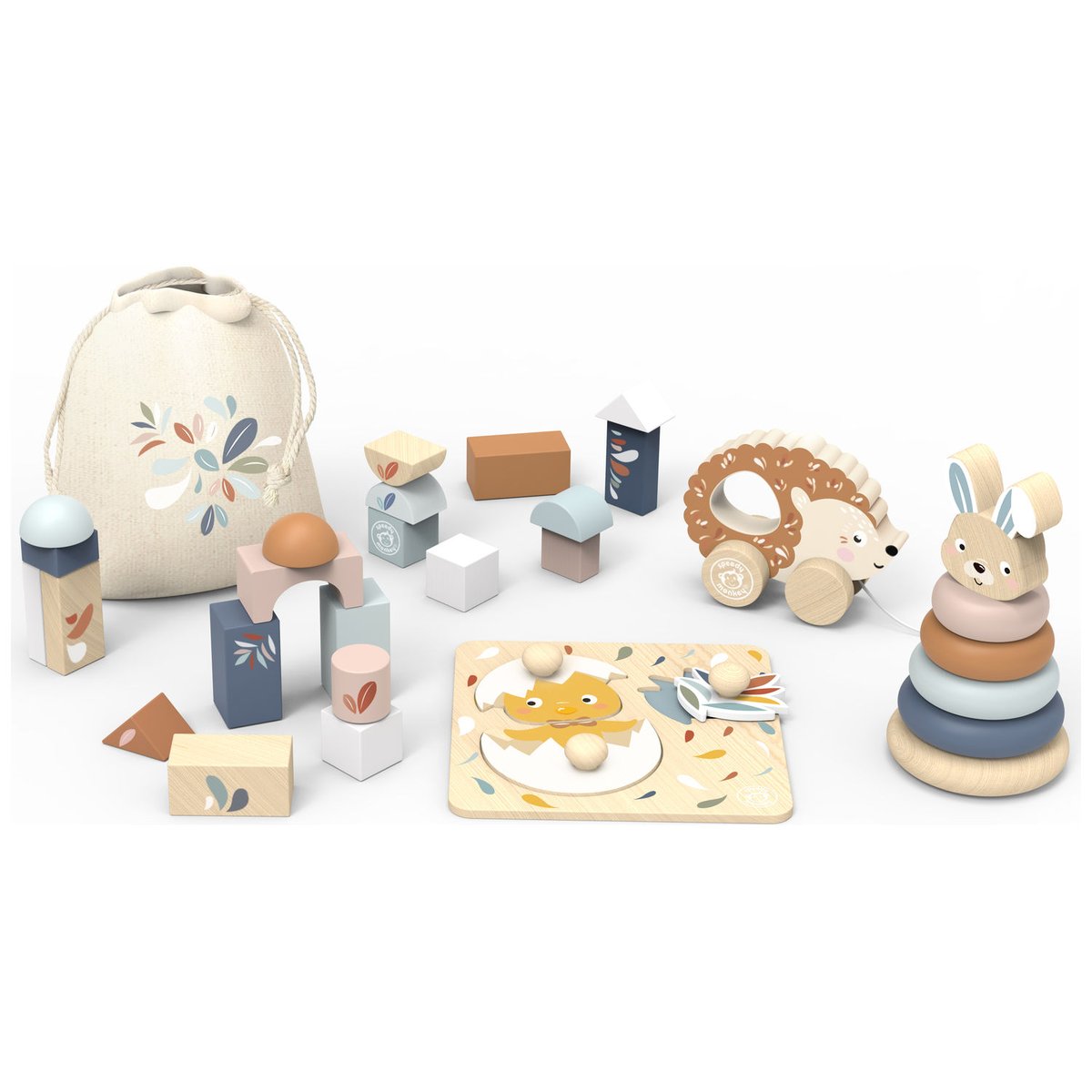 Coffret Ma première boîte à jouets multicolore, SPEEDY MONKEY