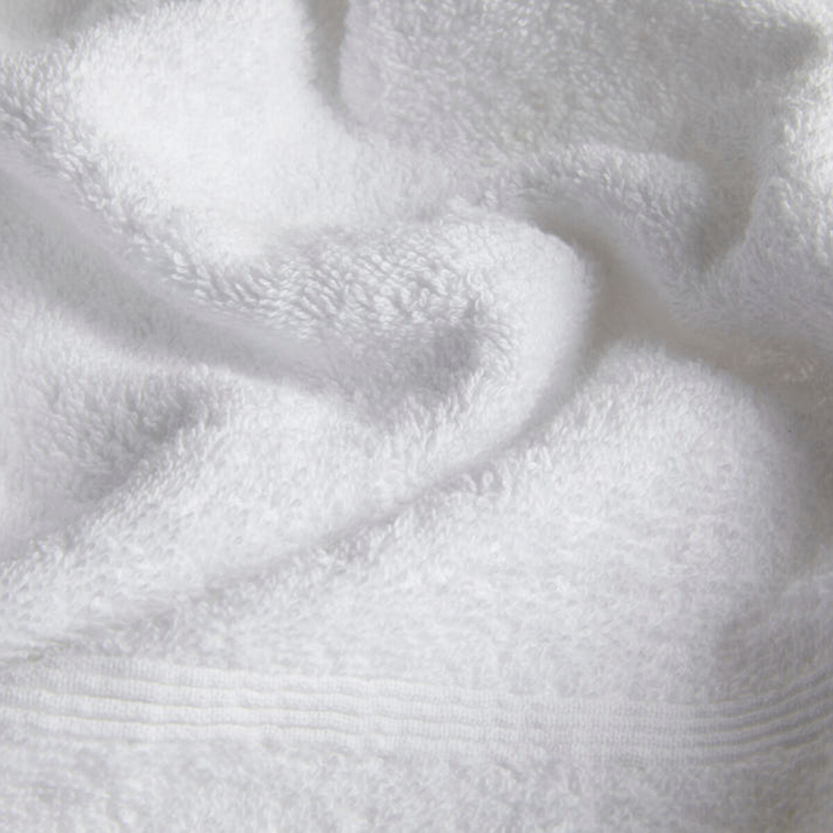 Lot de 4 pièces en éponge 600 g, ZAVARA blanc, LA REDOUTE INTERIEURS