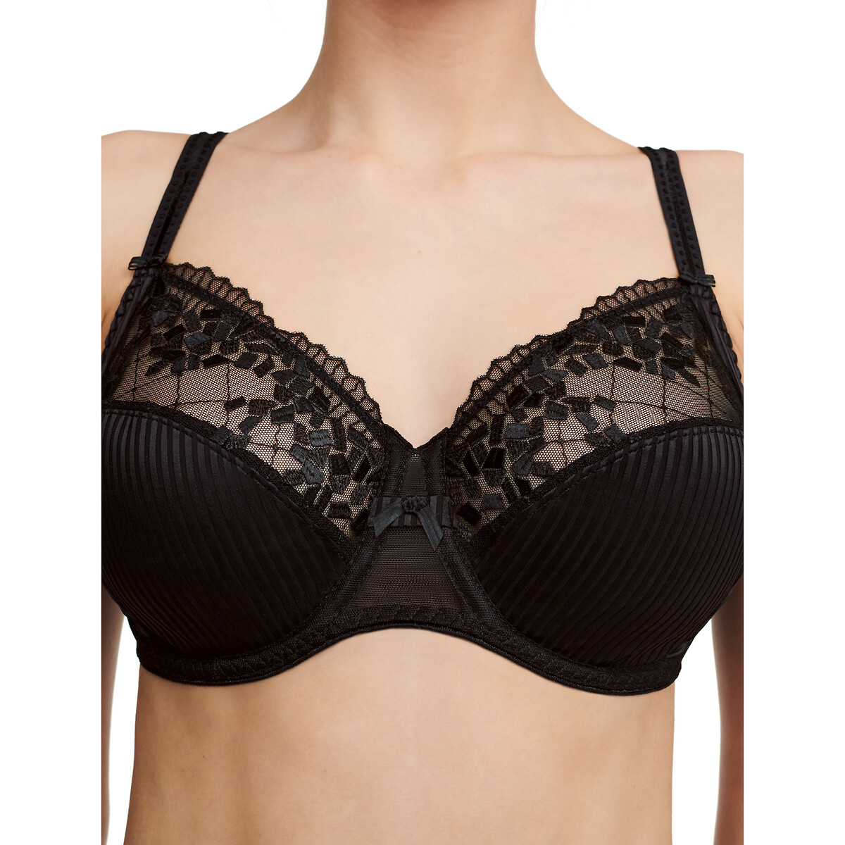 Pont Neuf Full Cup Bra black, CHANTELLE