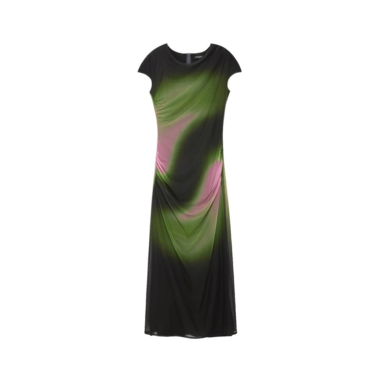 Robe en tulle dégradé noir, DESIGUAL