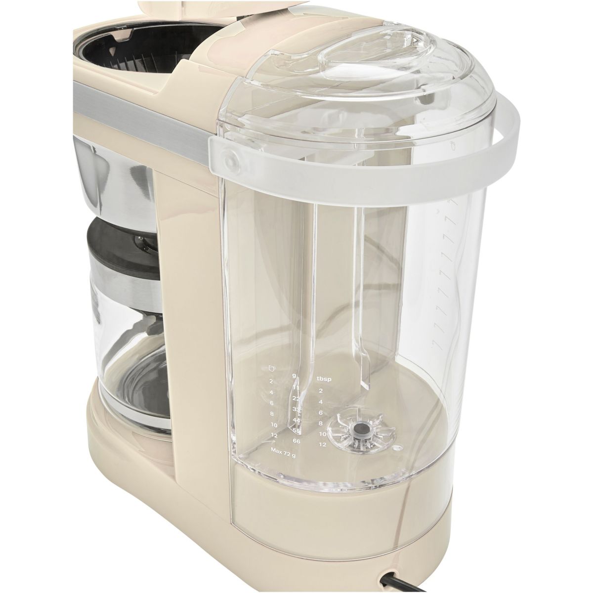 Cafetière filtre 5KCM1209EAC Crème couleur unique, KITCHENAID