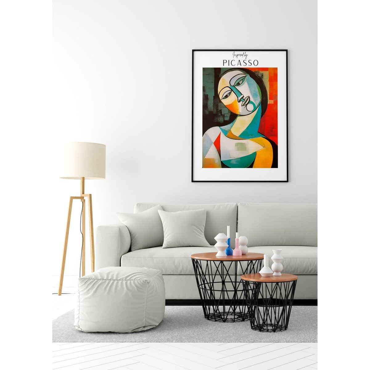 Affiche Picasso n°17 blanc, L'AFFICHERIE