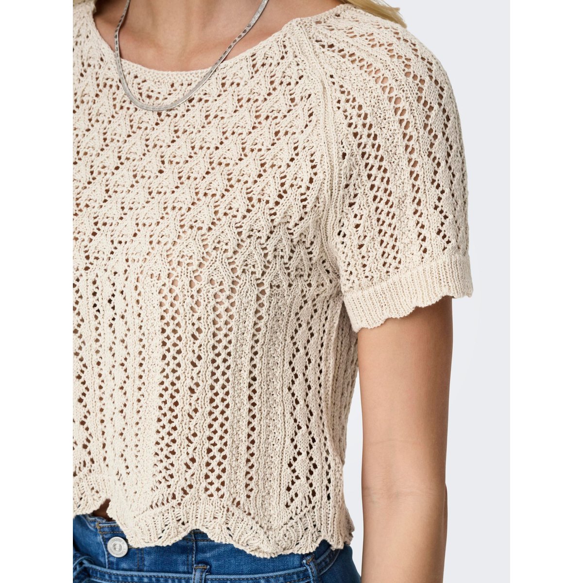 Pull En Maille feather gray, ONLY