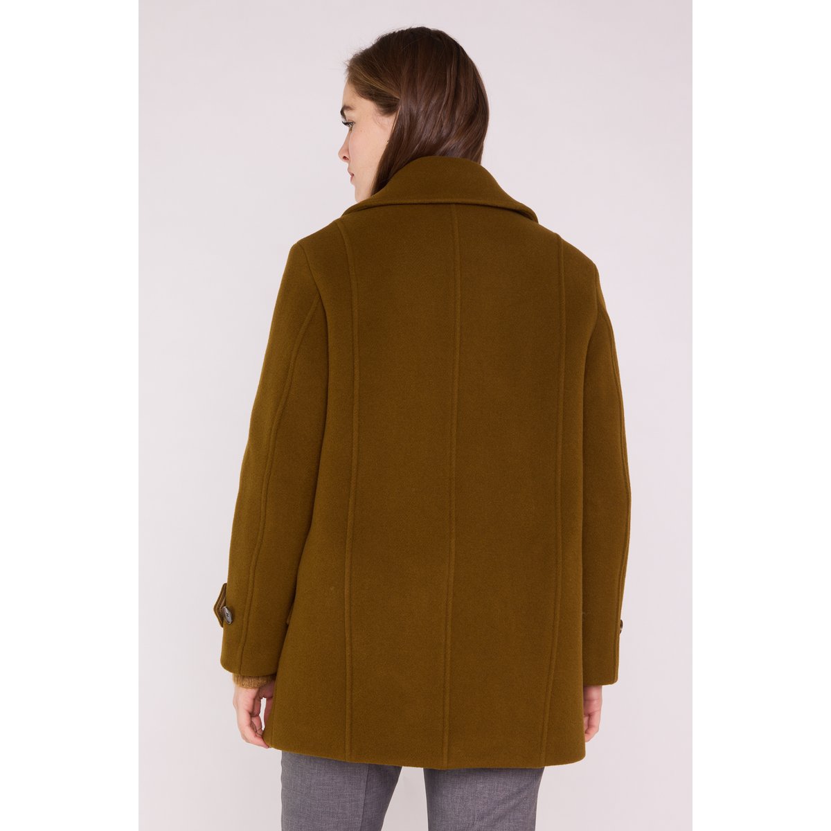 Caban en laine DJANIS sauge, Maison 123