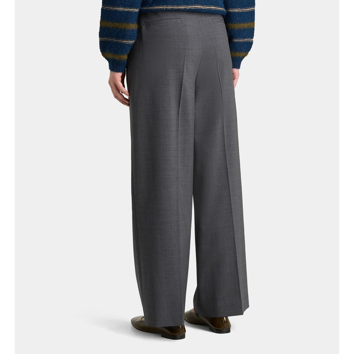 Pantalon droit dickens gris anthracite, GALERIES LAFAYETTE