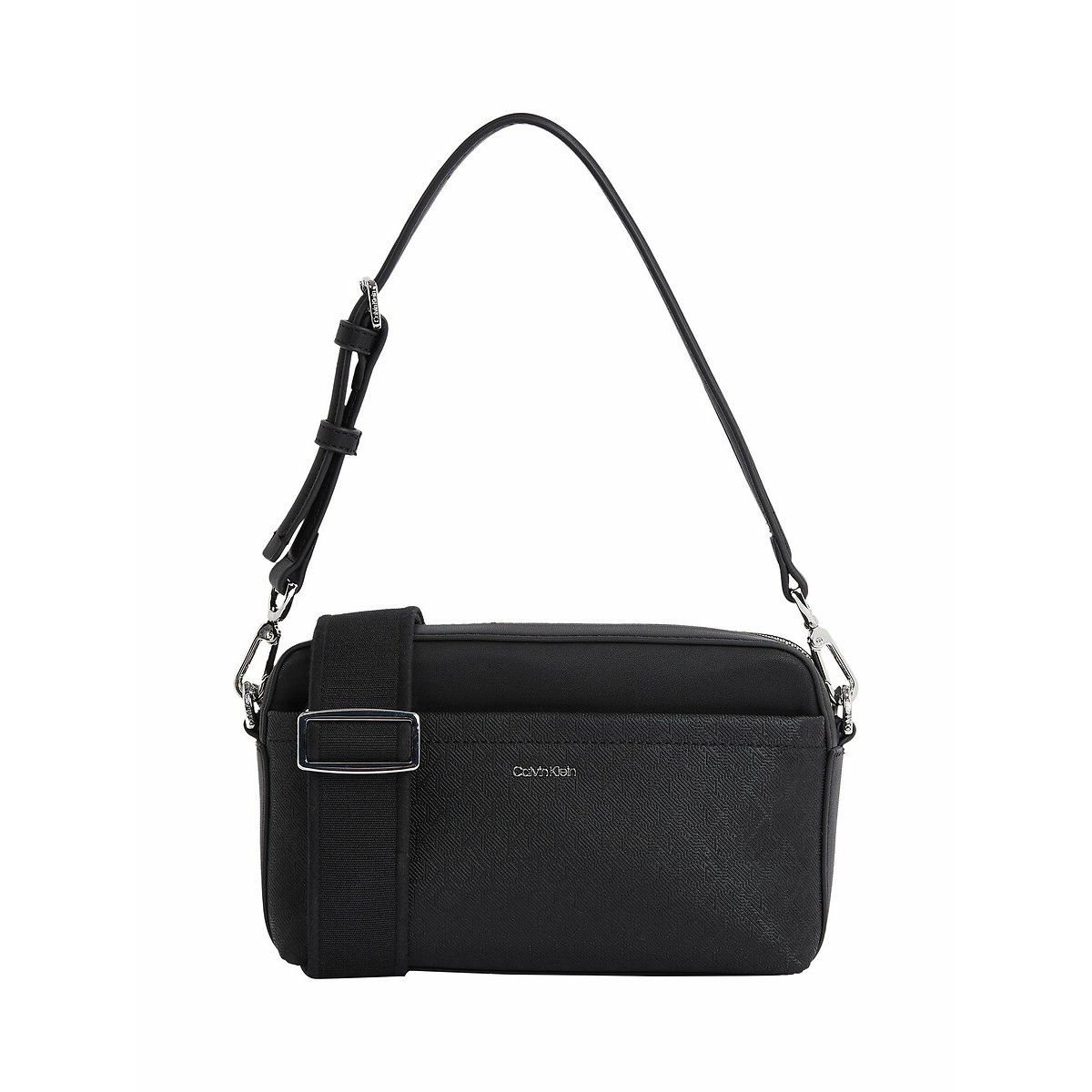 Carteira com alça tiracolo preto , CALVIN KLEIN