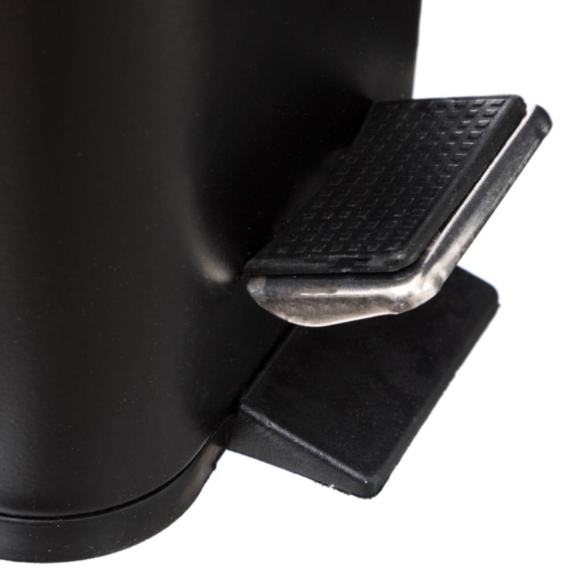 Poubelle salle de bain 5L en inox noir, 5FIVE SIMPLY SMART