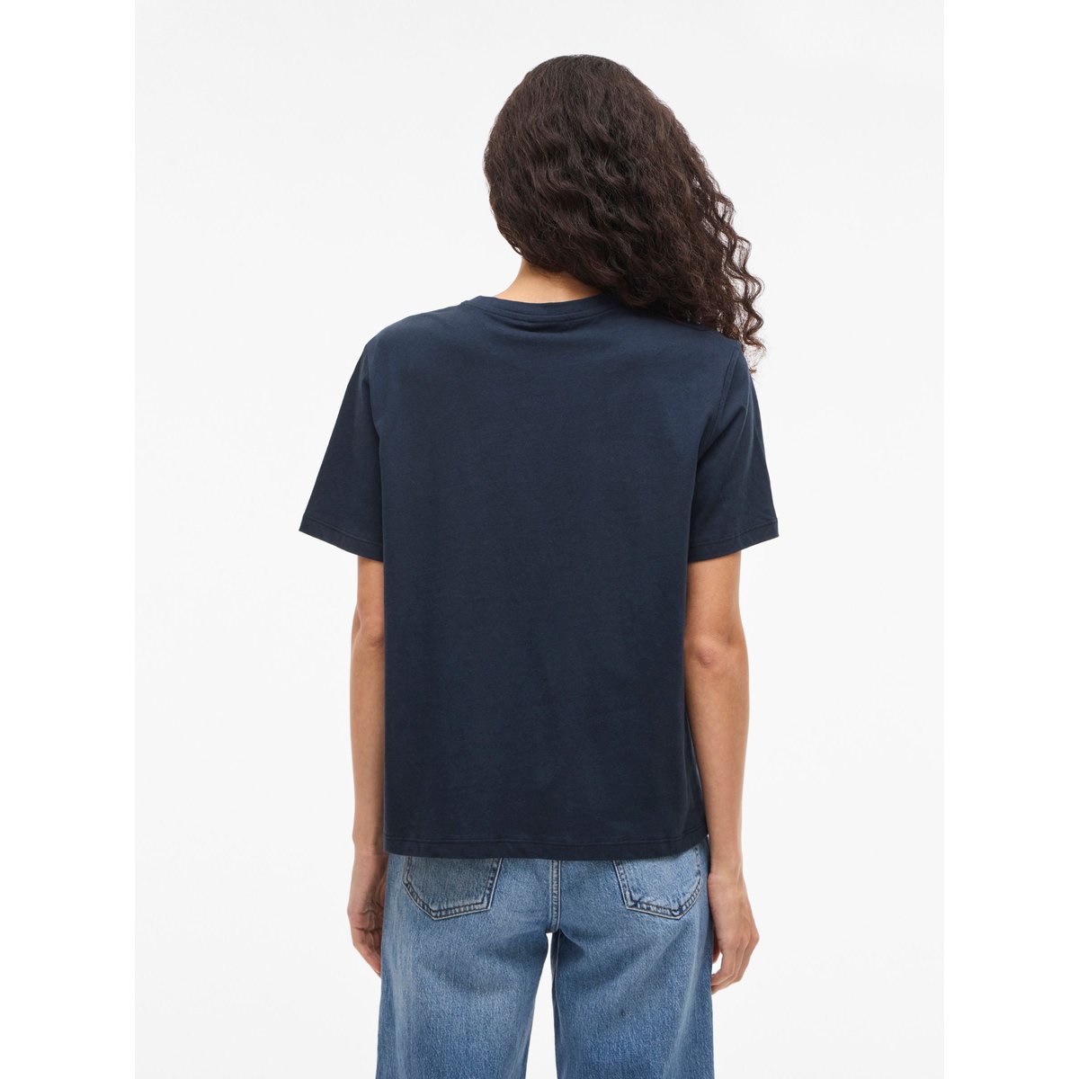 T-Shirt VISUNI - Coton navy blazer, VILA