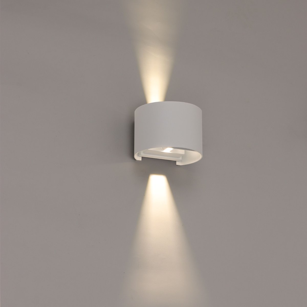 Applique LED ronde, ROXBURY blanc, INSPIRE