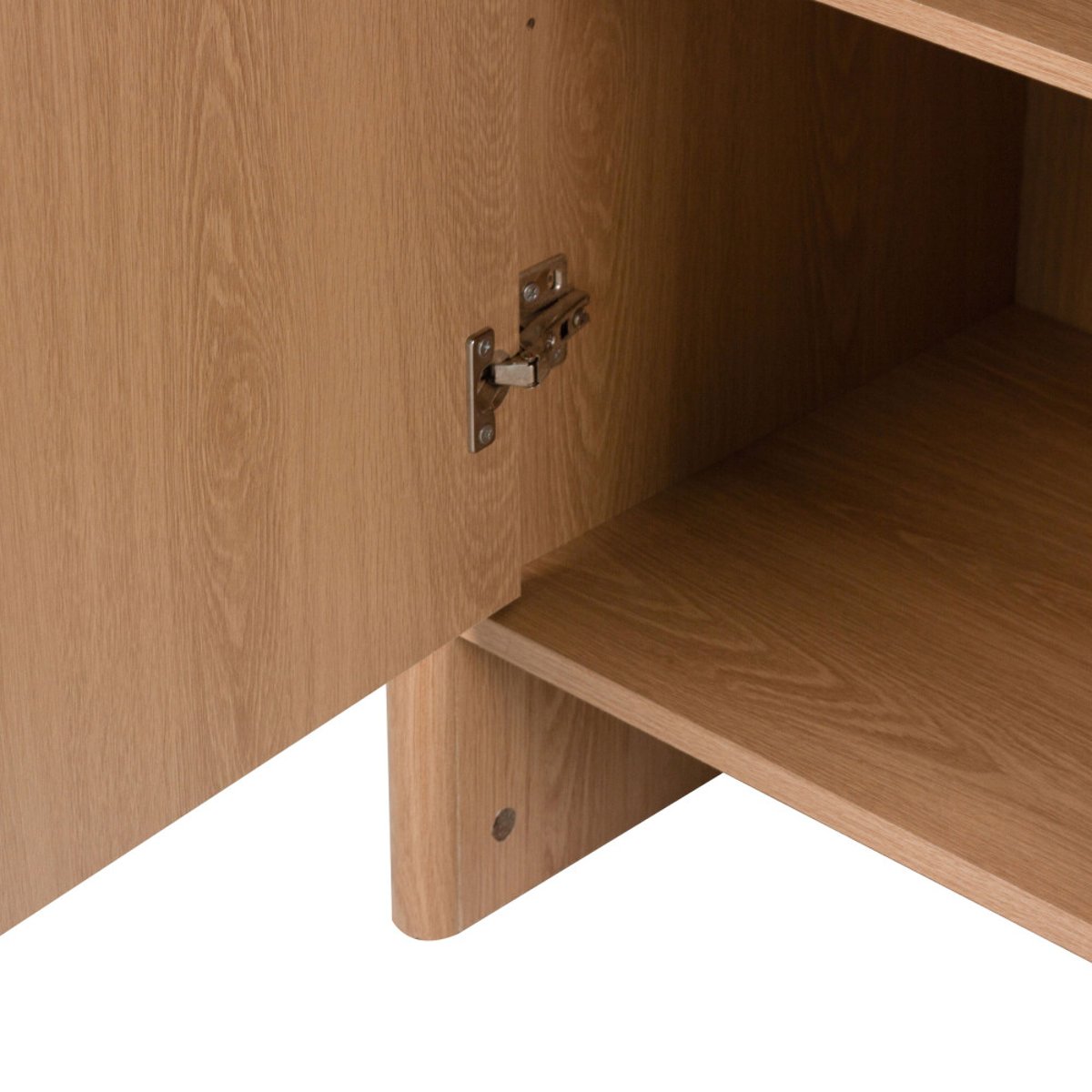 Buffet 3 portes en bois L 140 cm- OLI bois clair, DRAWER
