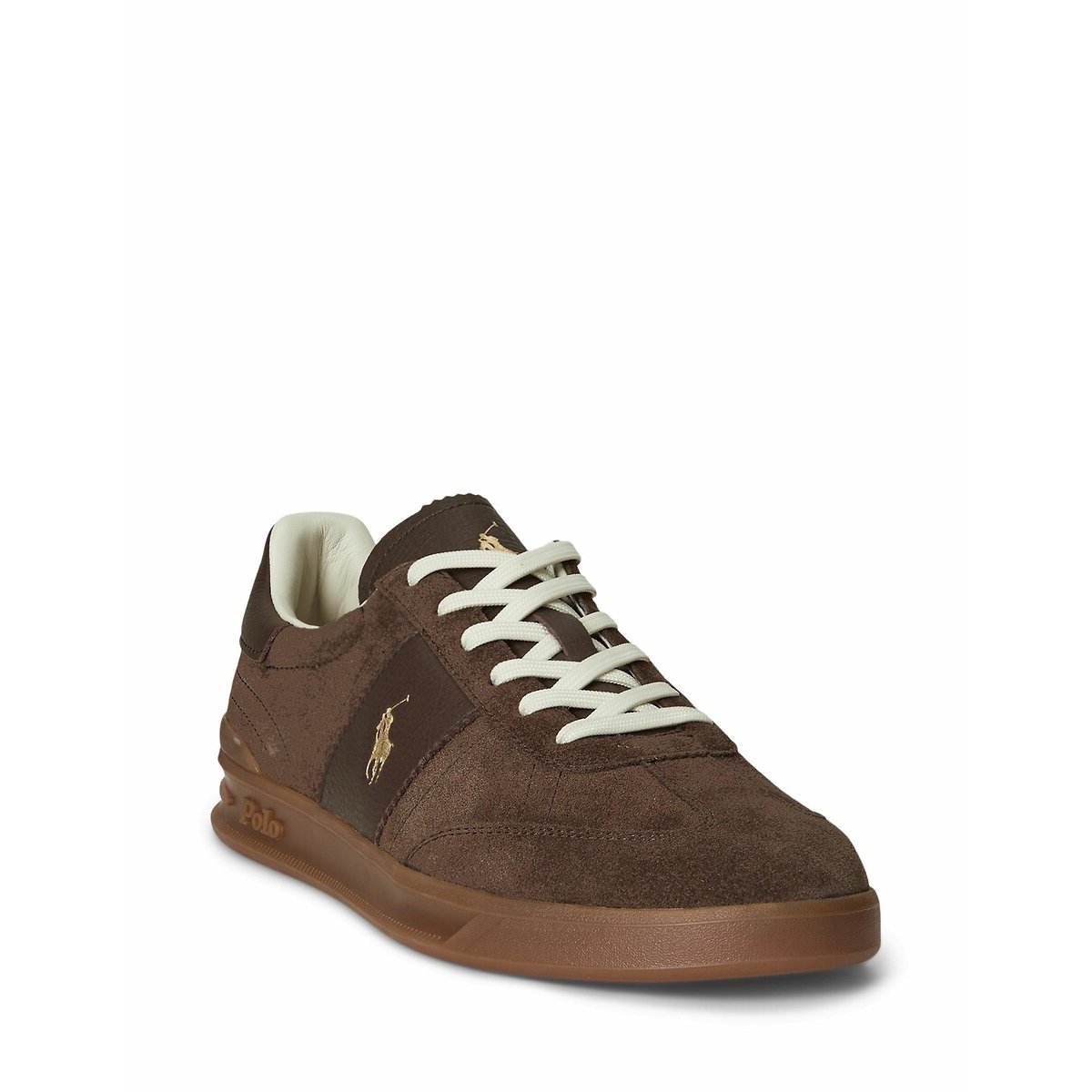 Suède leren sneakers Heritage Aera PP chocolade kastanje, POLO RALPH LAUREN