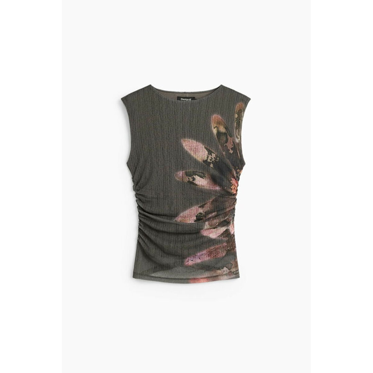 Débardeur en maille noir, DESIGUAL