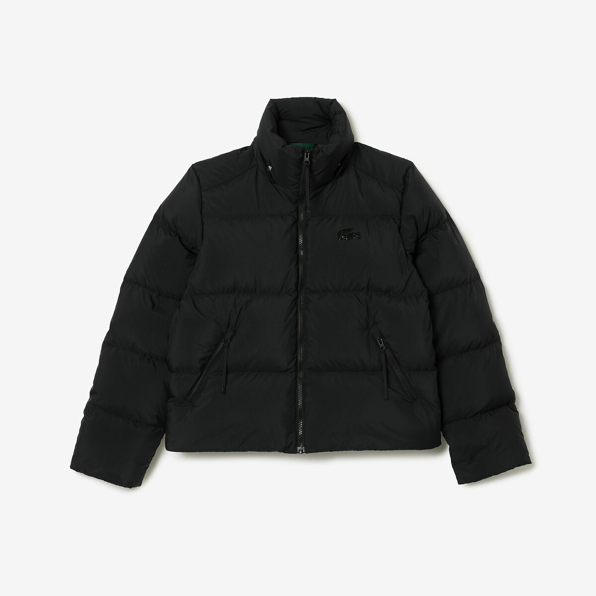 Korte donsjas met kap zwart, LACOSTE