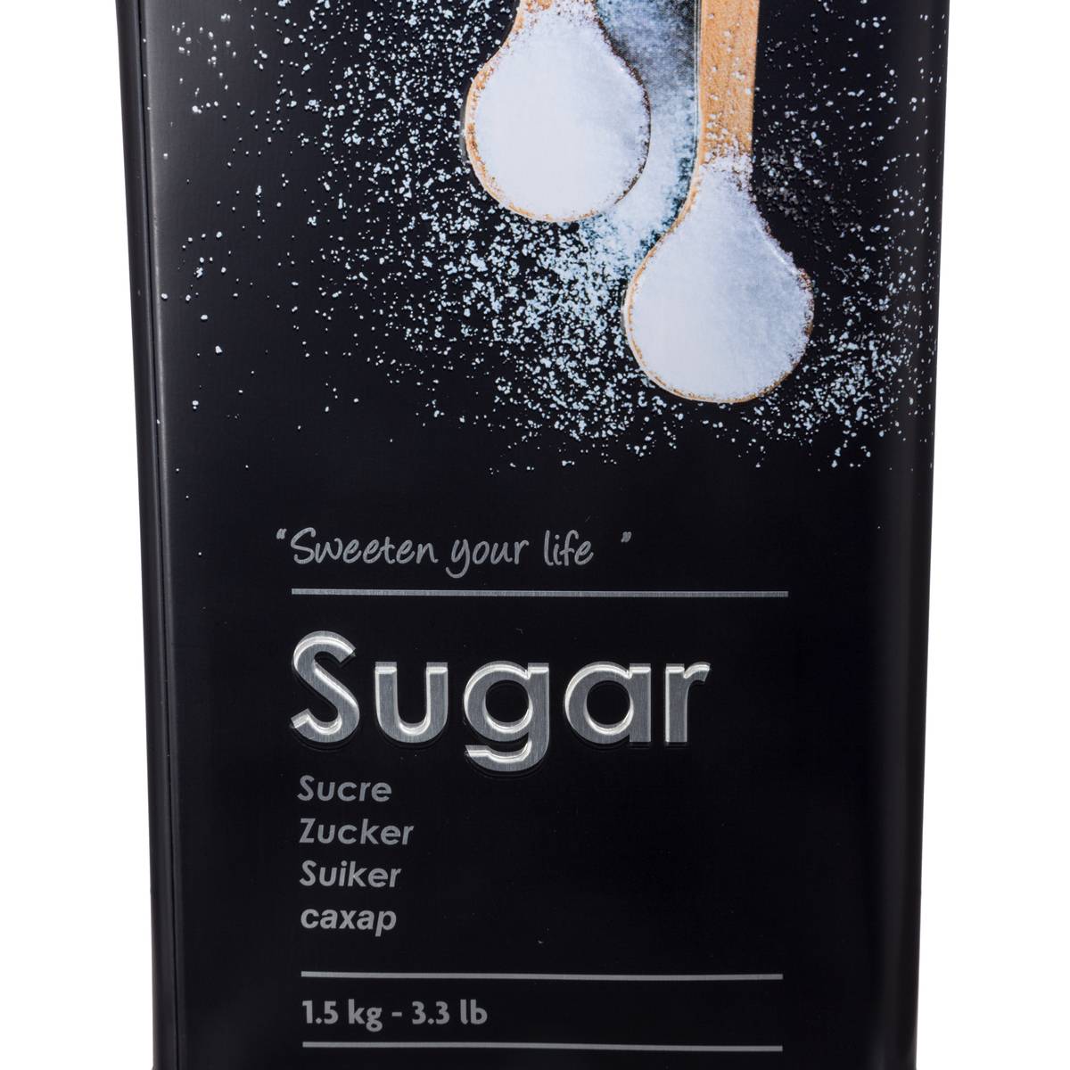 Boîte à sucre poudre BLACK EDITION noir, 5FIVE SIMPLY SMART
