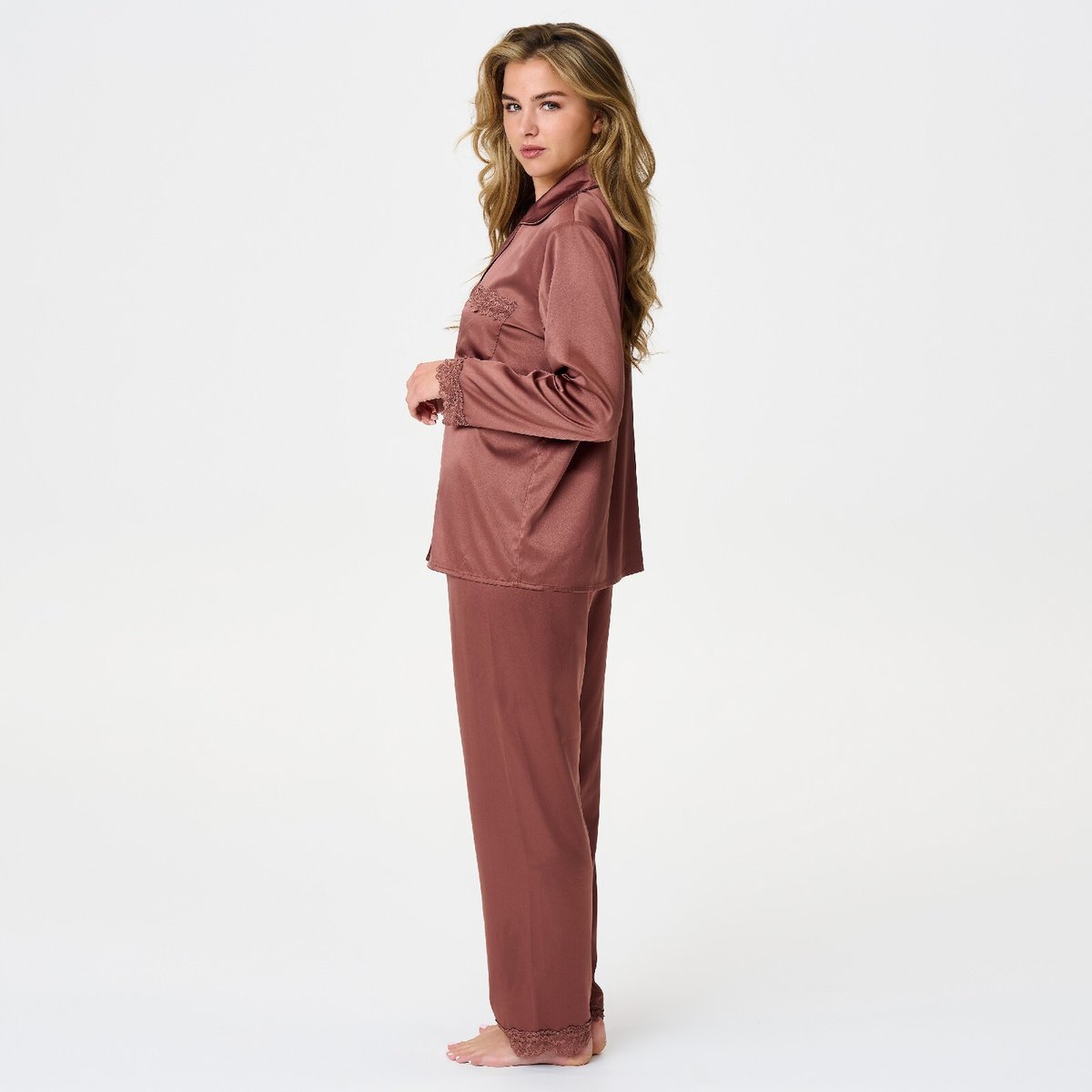 Ensemble de Pyjama cognac, LINGADORE