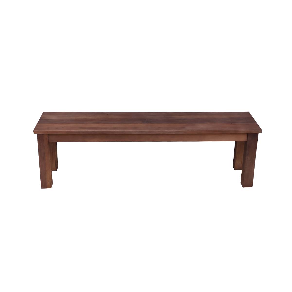 Banc en bois recyclé INDRA bois foncé, MADE IN MEUBLES 