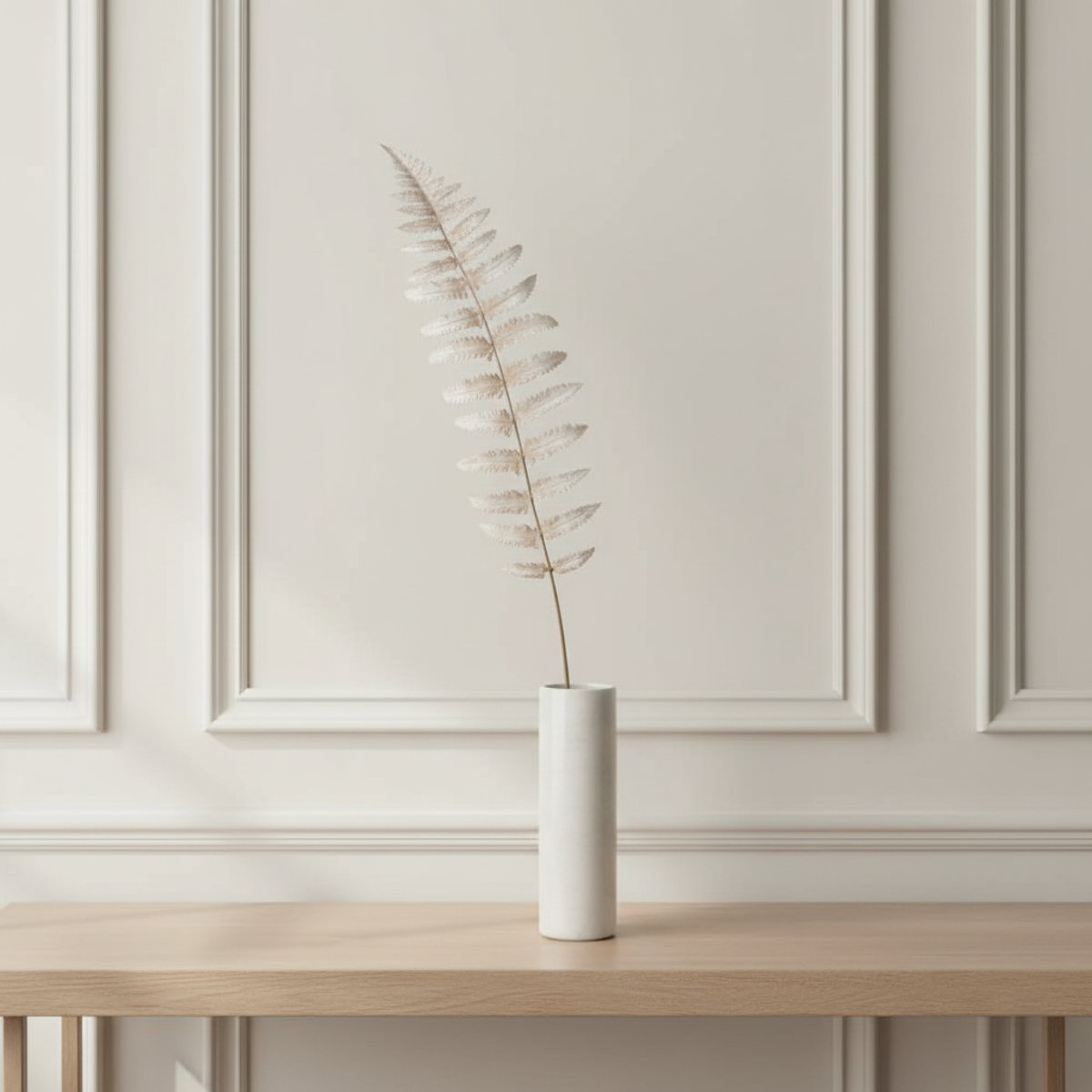 Feuillage de fougère artificiel H70 gris, SIA DECO