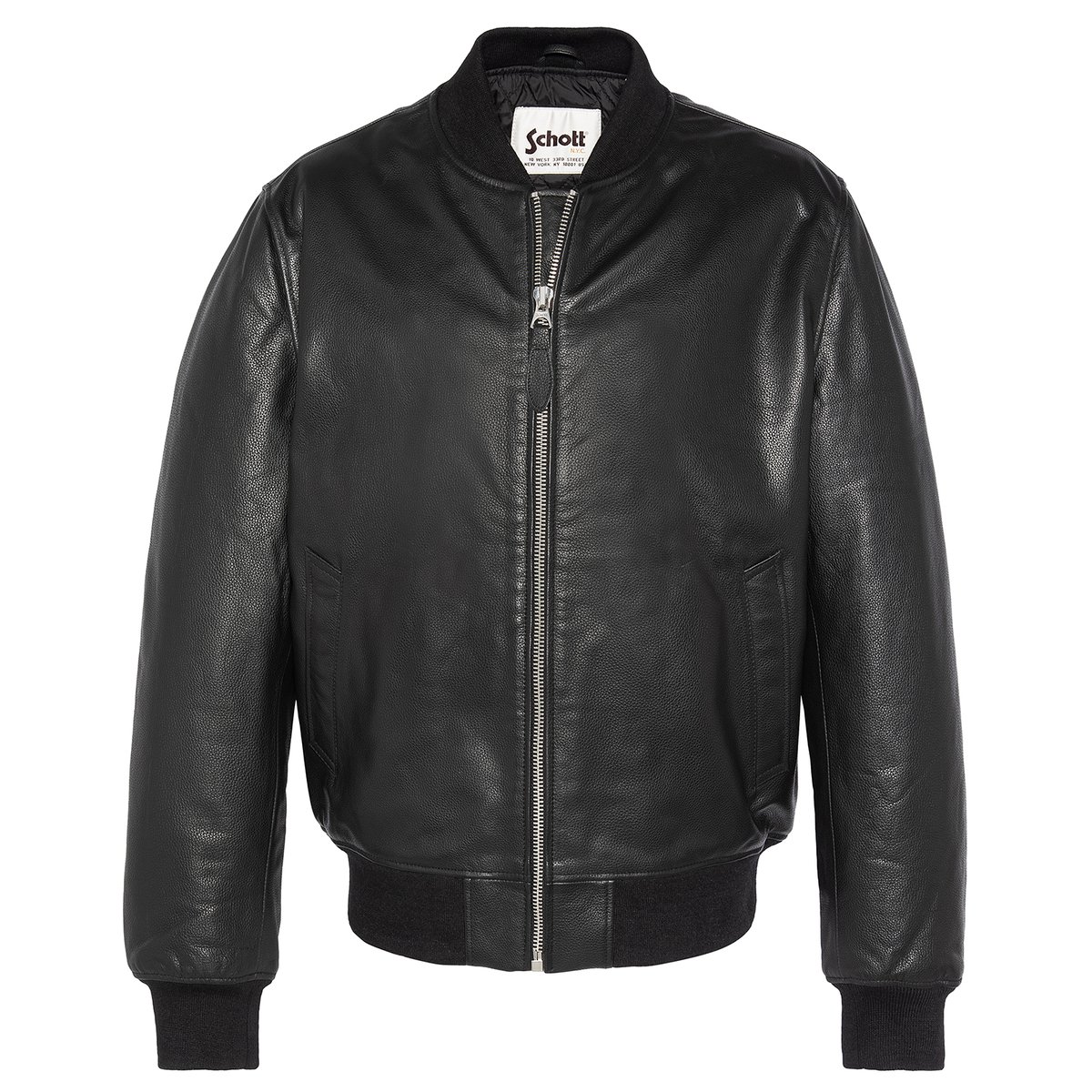Blouson bomber noir, SCHOTT