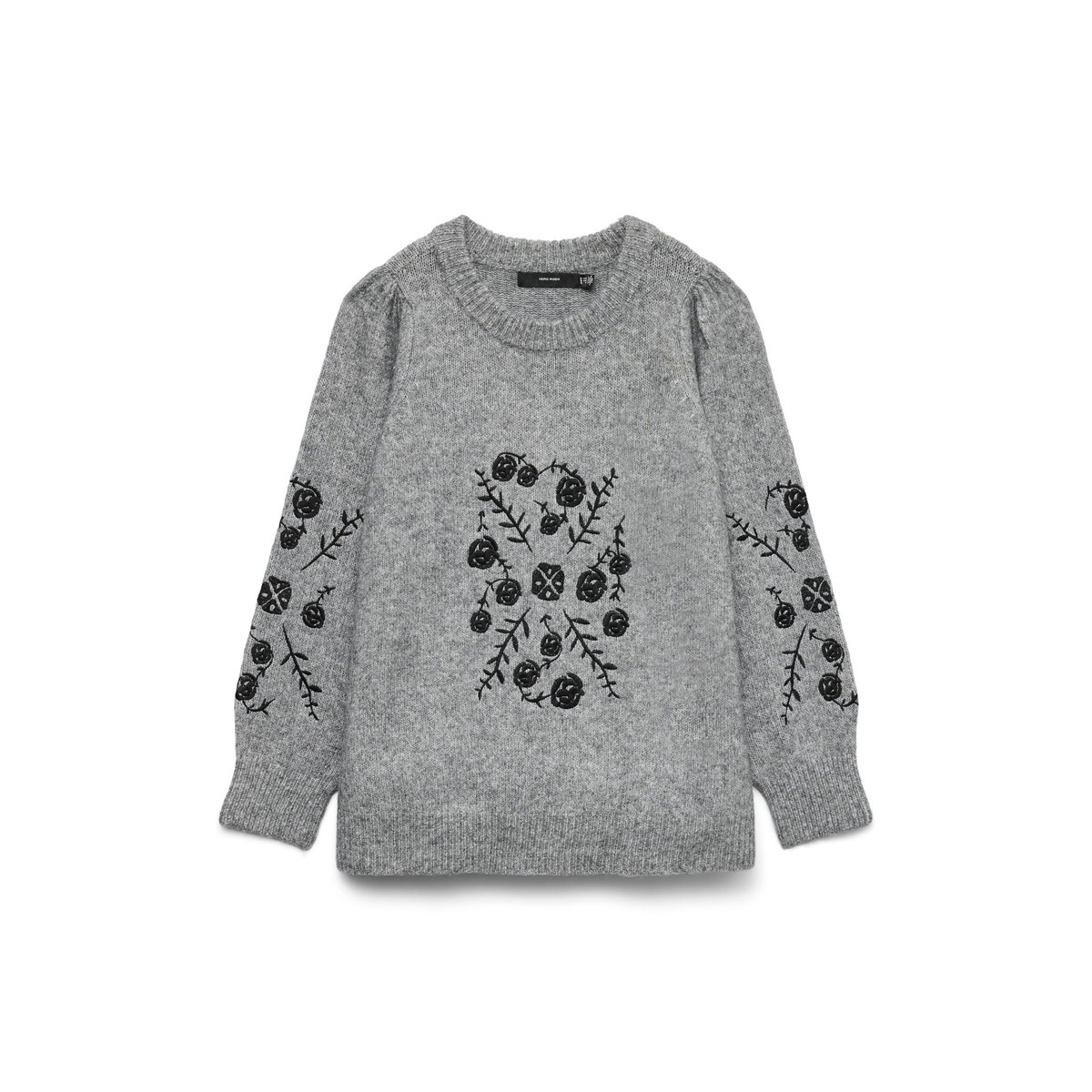 Pull En Maille medium grey melange, VERO MODA