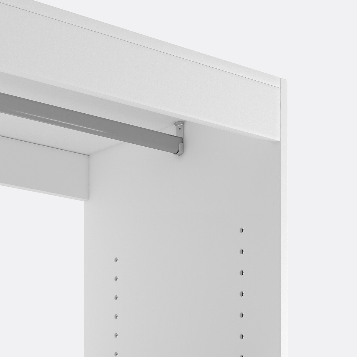 Modulo guardaroba, 3 ripiani e 2 cassetti Build bianco, LA REDOUTE INTERIEURS