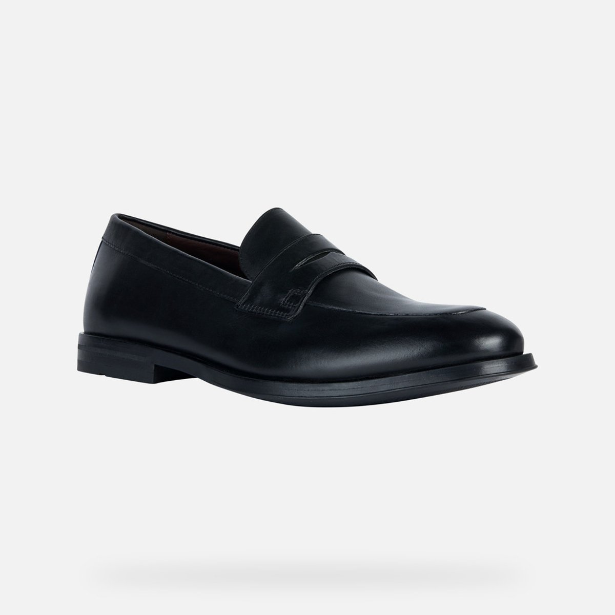Moccasins U DECIO noir, GEOX