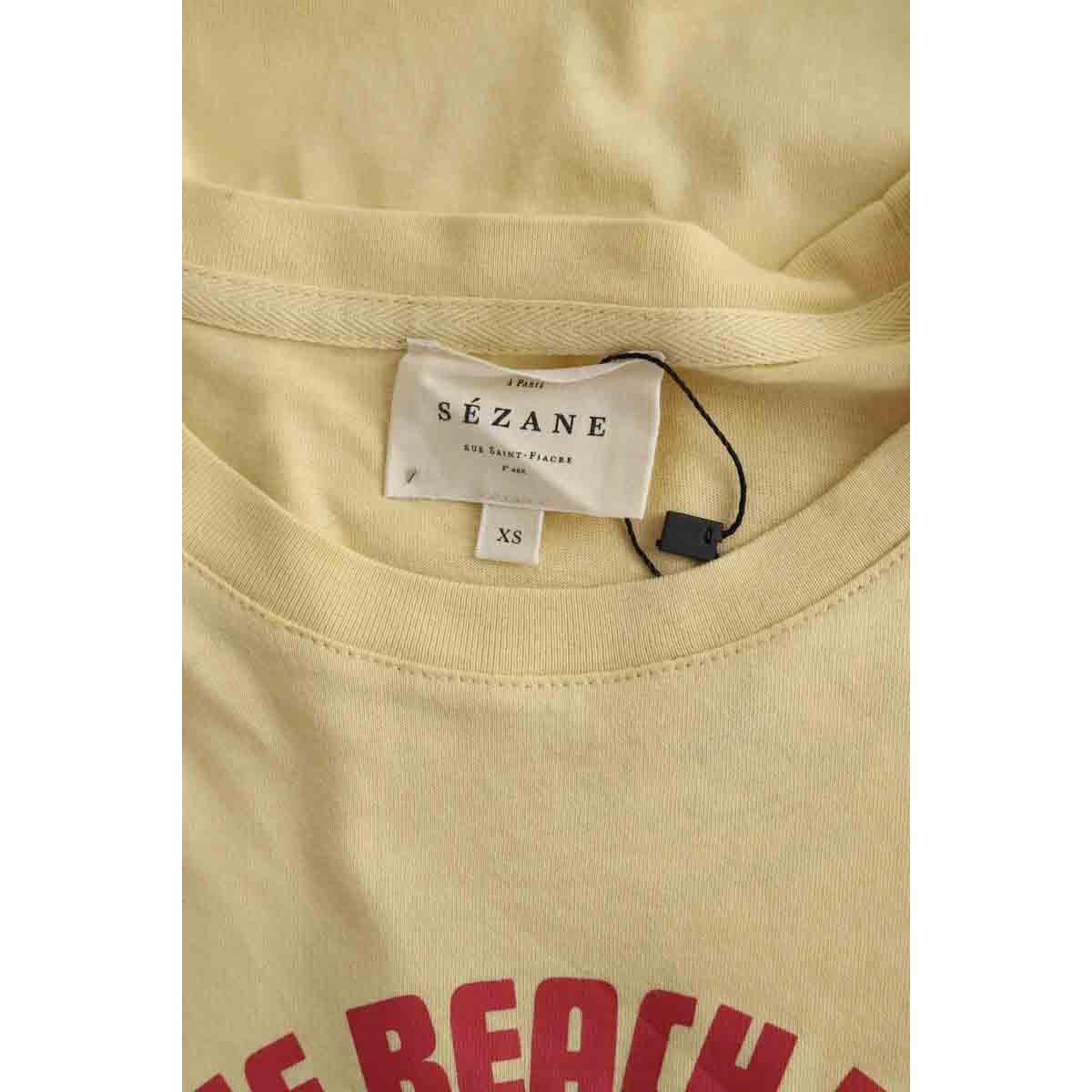 T-shirt - Bon État jaune, SEZANE