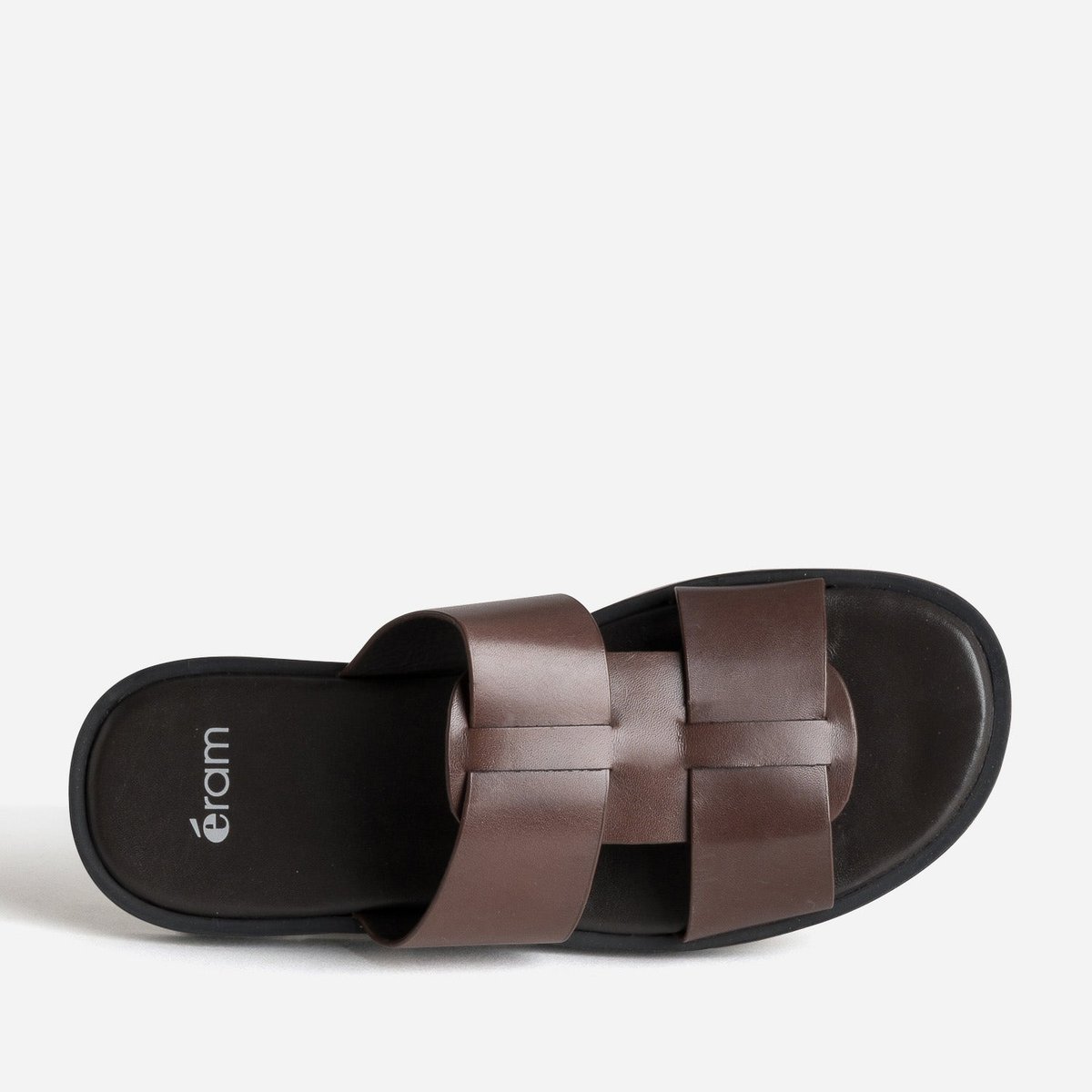 Mule en cuir DAVIDO marron, ERAM