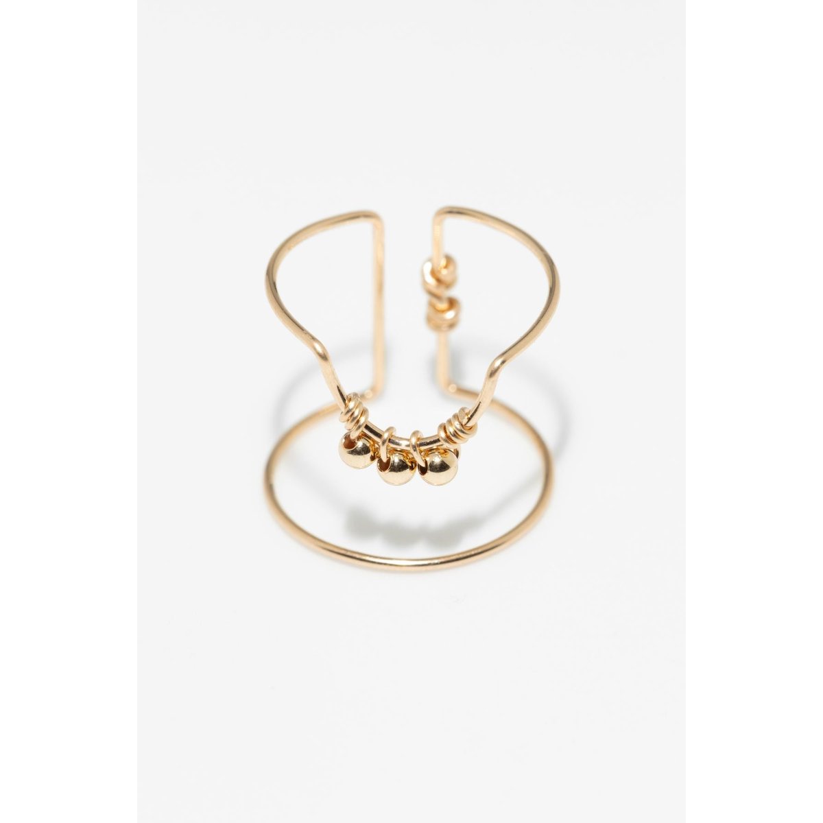 Bague d'ongle Tissage or, YAY PARIS