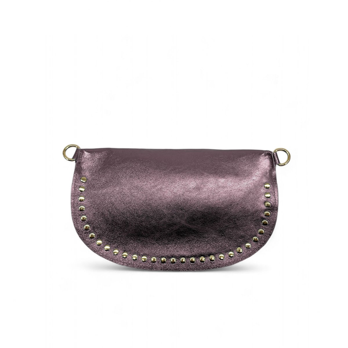 Sac banane en cuir irisé LOU PANADAS chocolat givré, OH MY BAG