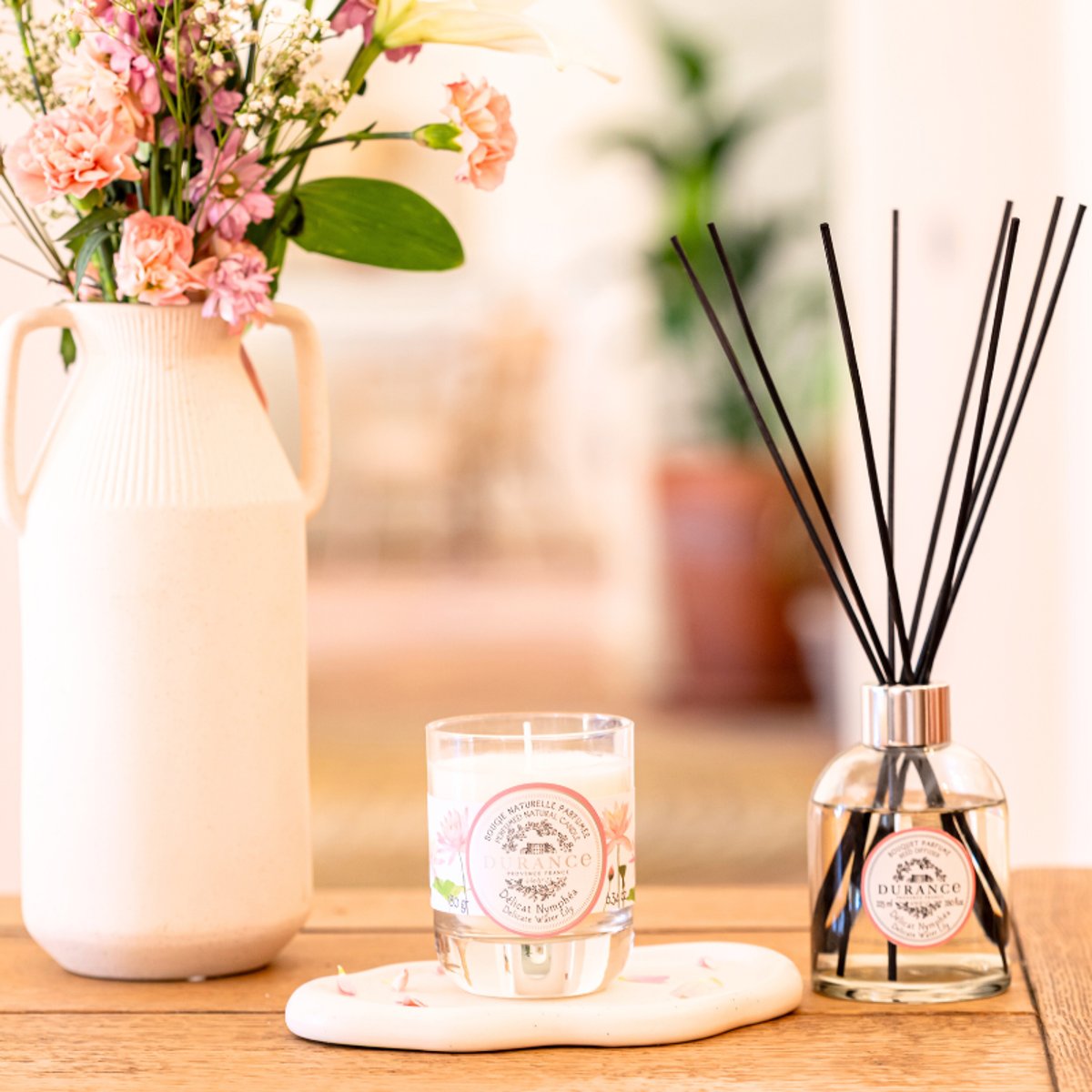 Recharge diffuseur de parfum DÉLICAT NYMPHÉA couleur unique, DURANCE