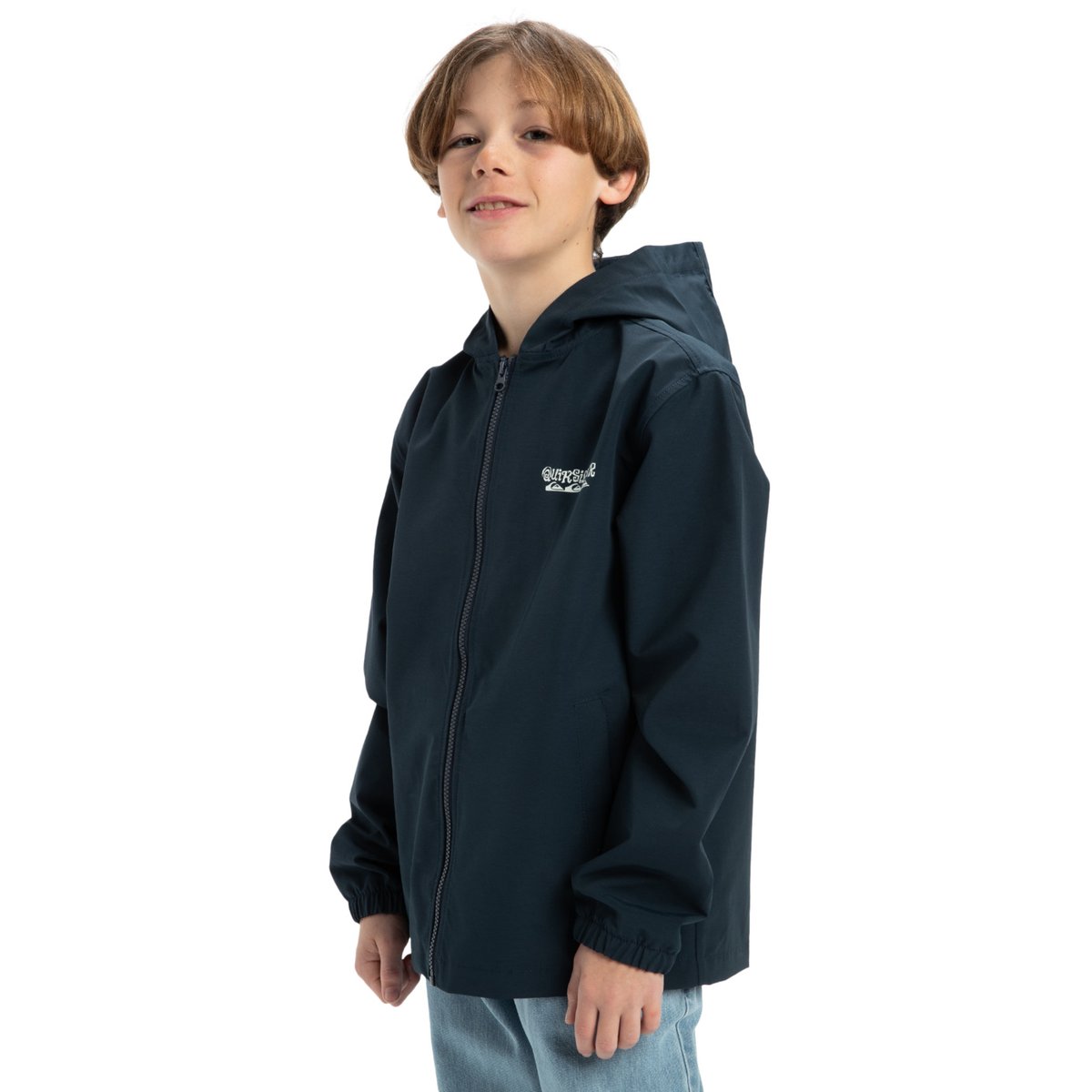 Veste coupe-vent à capuche RAIN CLOUD bleu dark navy, QUIKSILVER