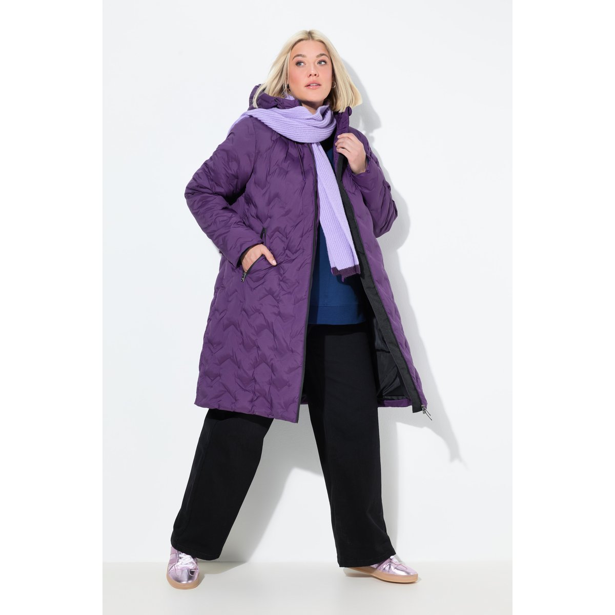 Doudoune matelassée HYPRAR violet, ULLA POPKEN