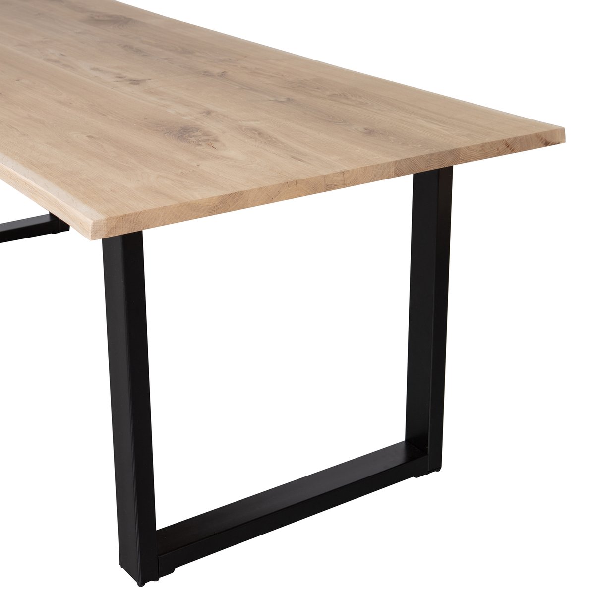 Table à manger en chêne 6 couverts TABLO-B U-PIED bois 180cm, WOOOD