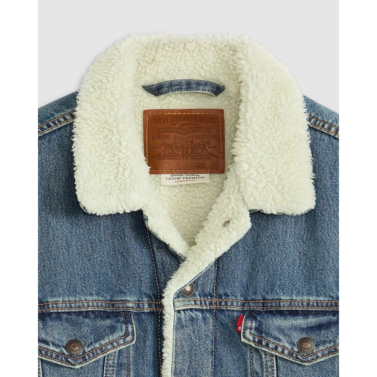 Veste en jean doublée Sherpa in the morning sherpa trk, LEVI'S