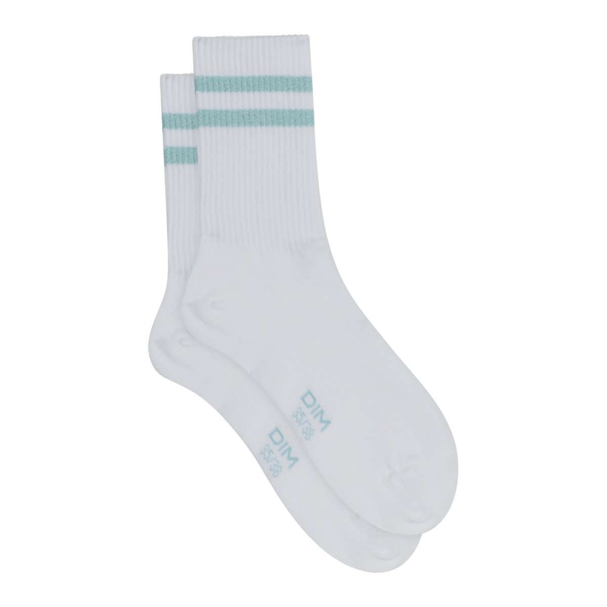 Mi-chaussettes coton Mode bleu clair, DIM