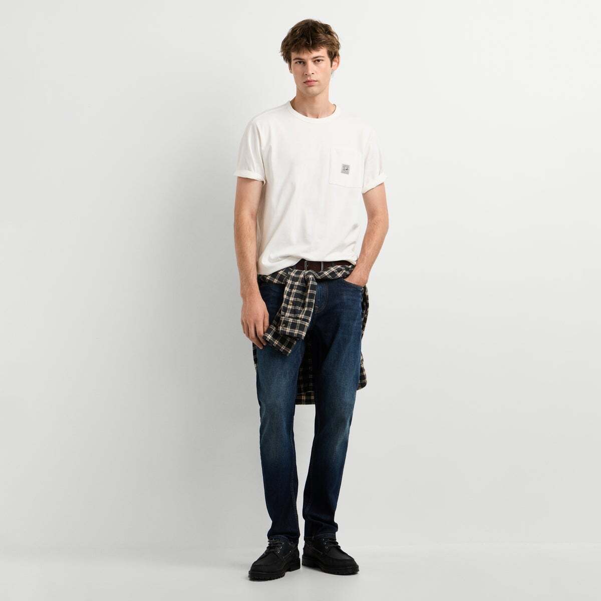 Jean Coupe Skinny, Taille Moyenne - Regent blanc cassé, PEPE JEANS