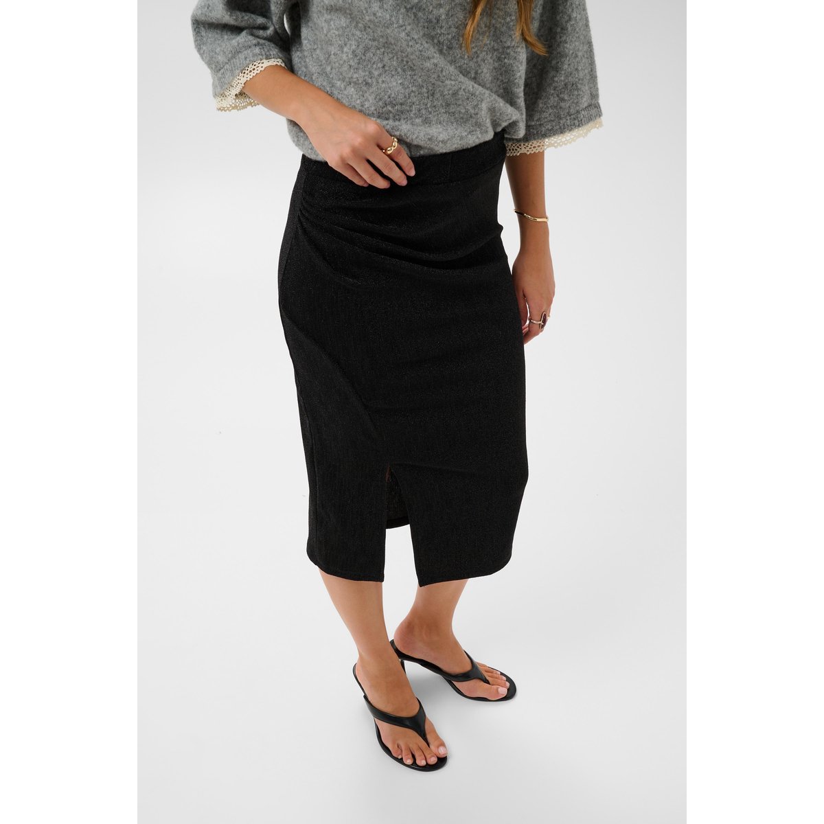 Jupe noir black shimmer, CREAM