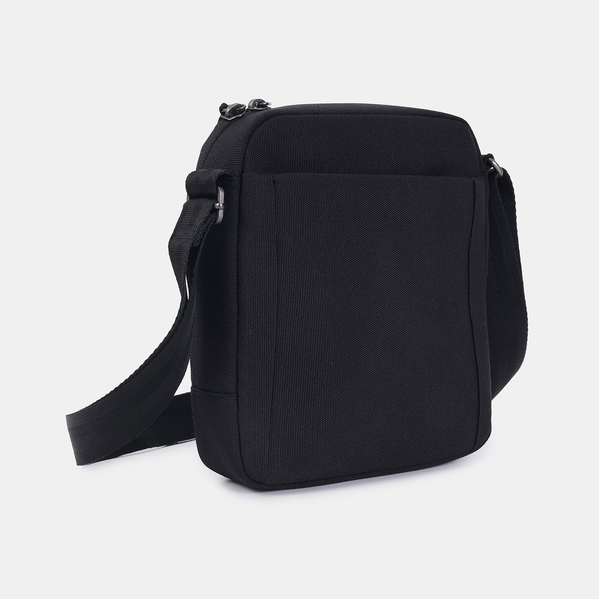 Sac bandoulière vertical compact sécurisé RFID black, HEDGREN