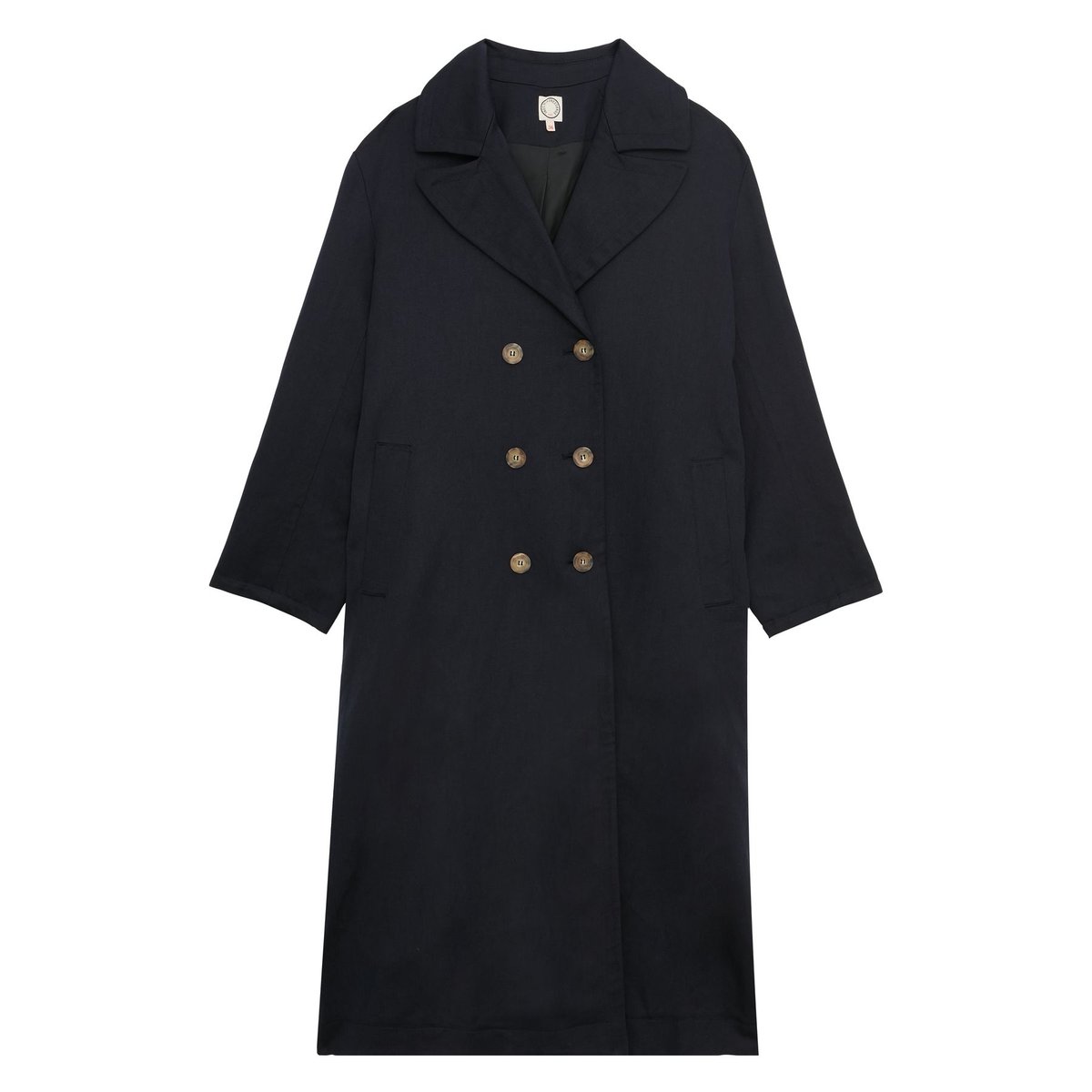 Manteau Denise en coton mélangé marine blue navy, INES DE LA FRESSANGE PARIS