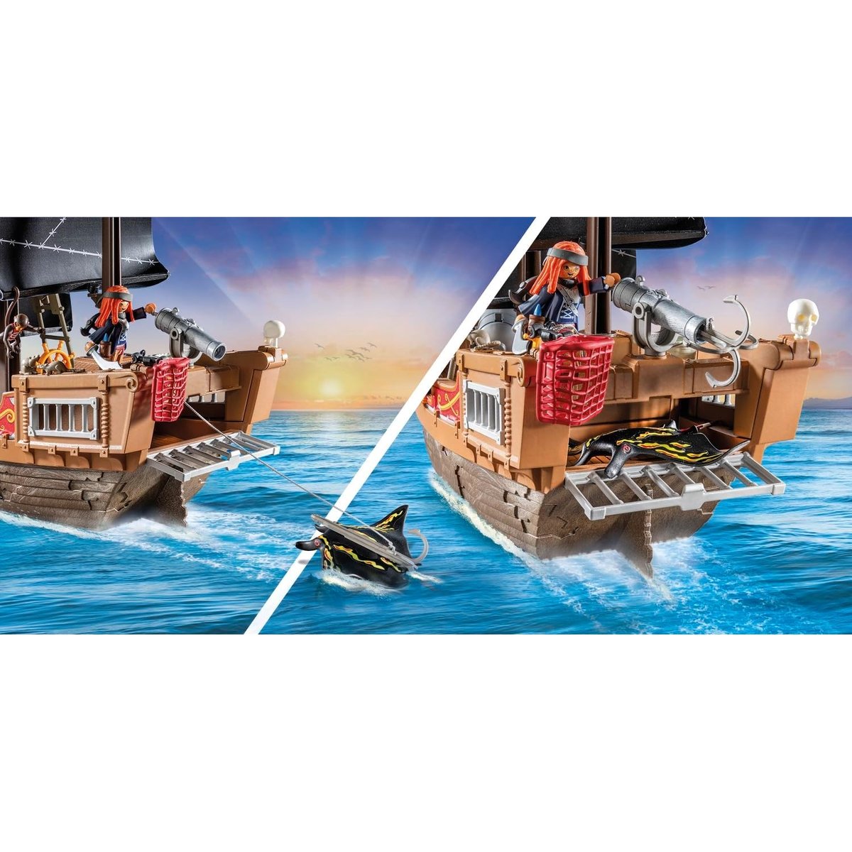 Bateau pirates multicolore, PLAYMOBIL