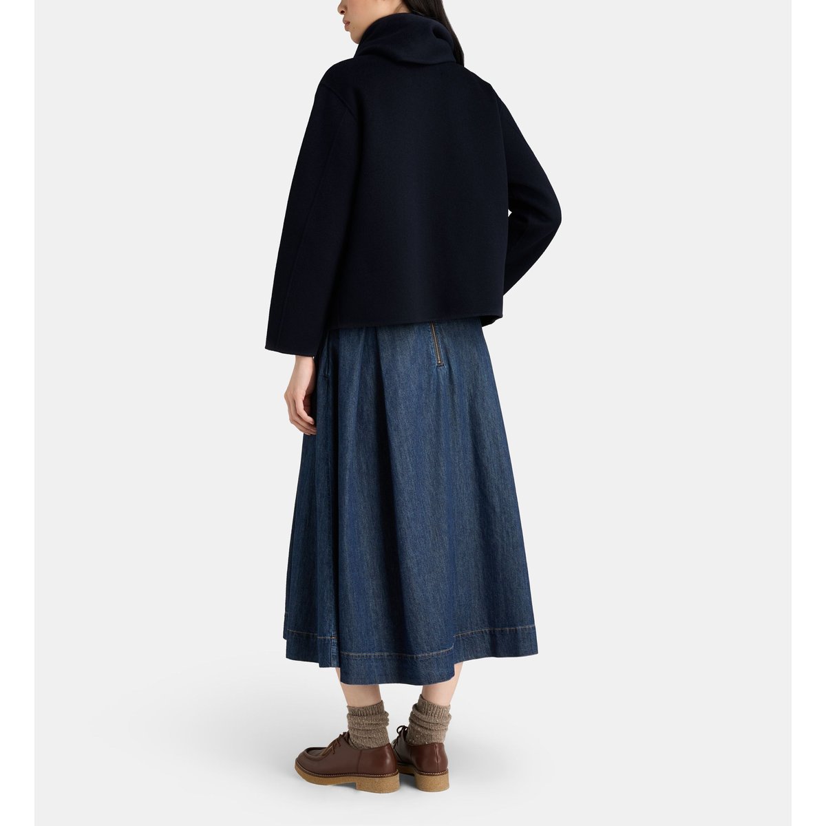 Manteau court oras bleu marine, JODHPUR