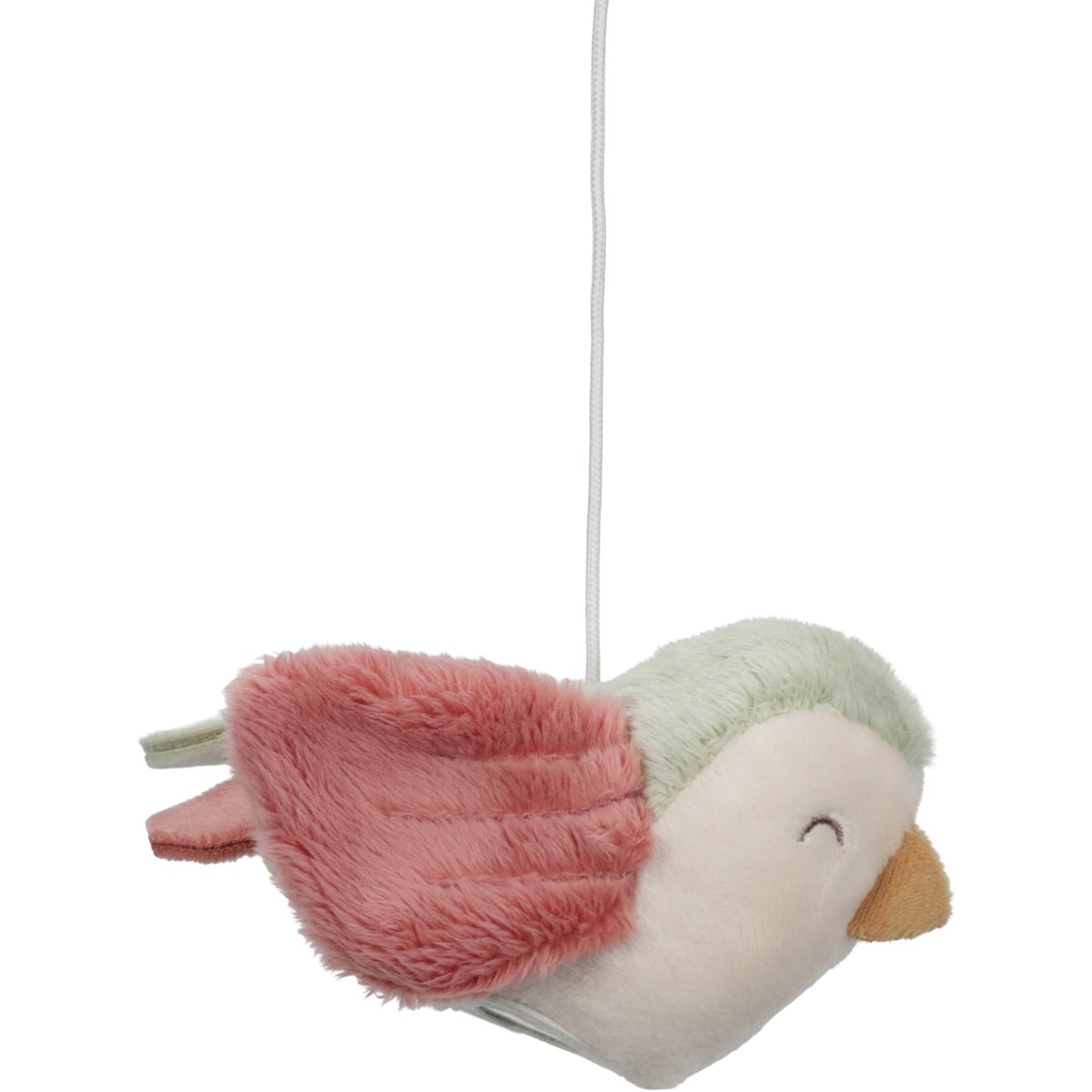 Mobile musical rose, jaune, vert, beige, multicolore, bois, marron, LITTLE DUTCH