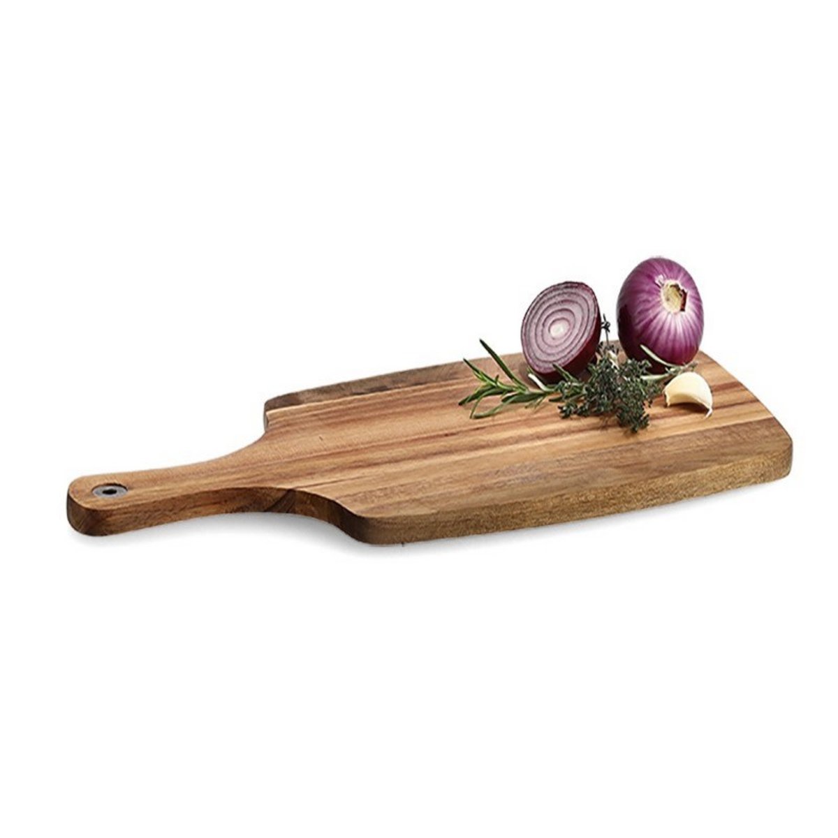 Planche à découper bois acacia bois foncé, ZELLER PRESENT