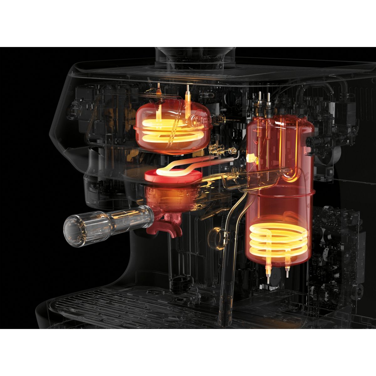 Machine à expresso SES995BTR4EEU1 noir, SAGE APPLIANCES